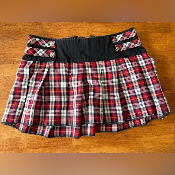 Vintage Tripp NYC Plaid Mini Skirt - Picture 1 of 5